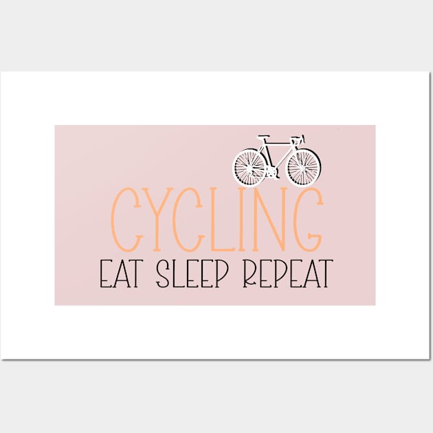 funny  mountain bike Wall Art by vintagejoa